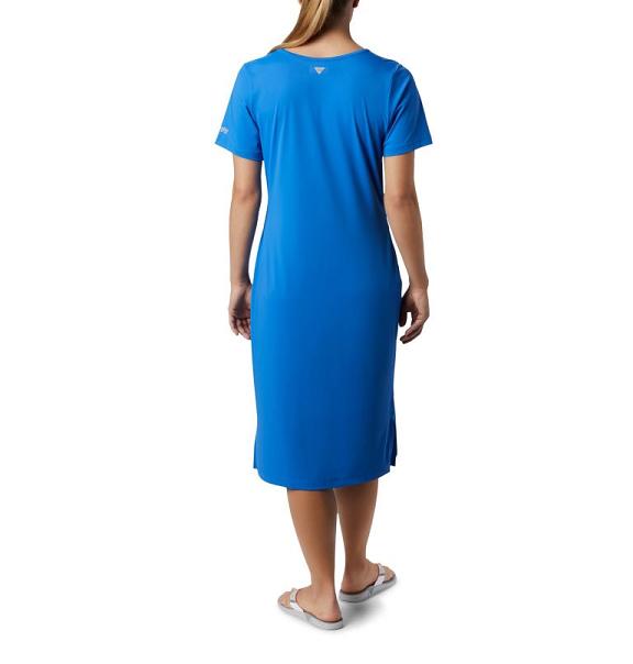 Columbia Pine Street Dresses Blue For Women's NZ48295 New Zealand